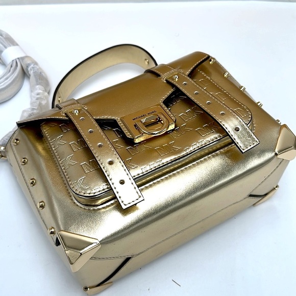 Michael Kors Manhattan Medium
Satchel Shoulder Crossbody bag MK
Pale Gold - Picture 8 of 14